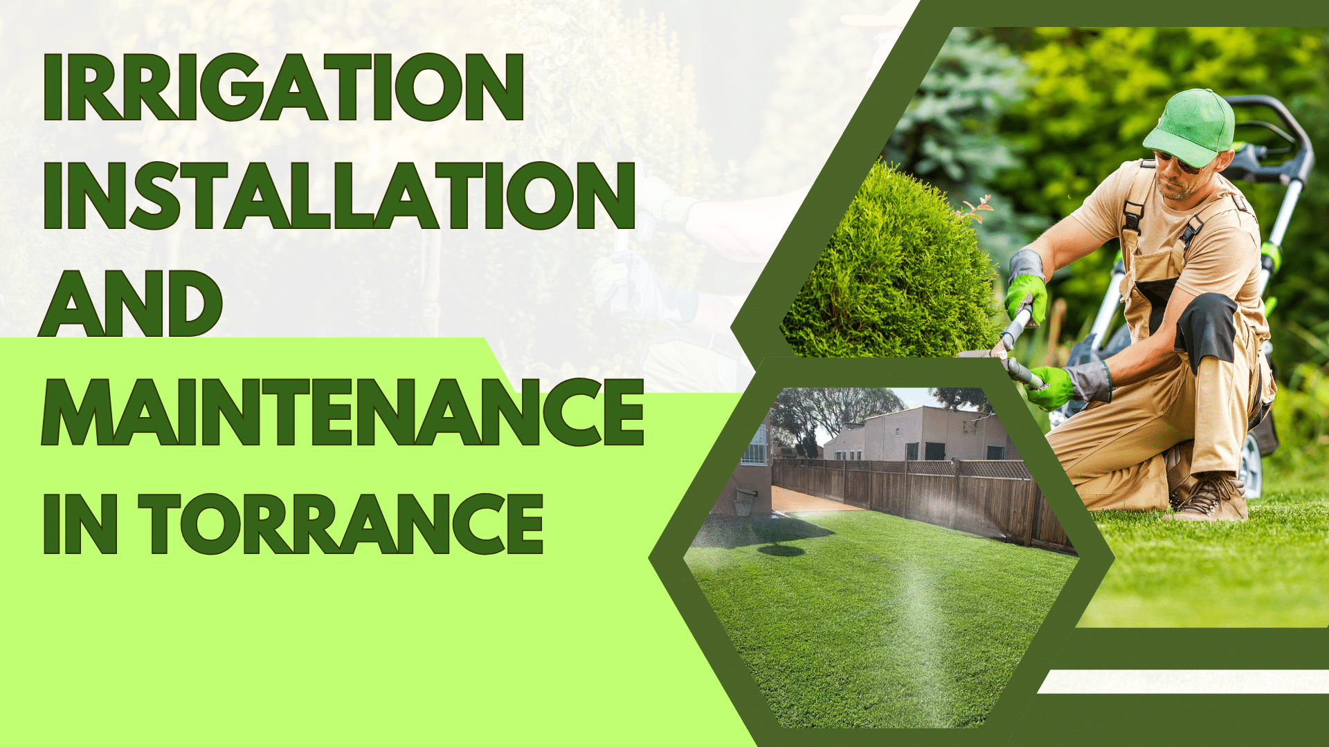 Irrigation Installation and Maintenance in Torrance, CA - Chaman INC
